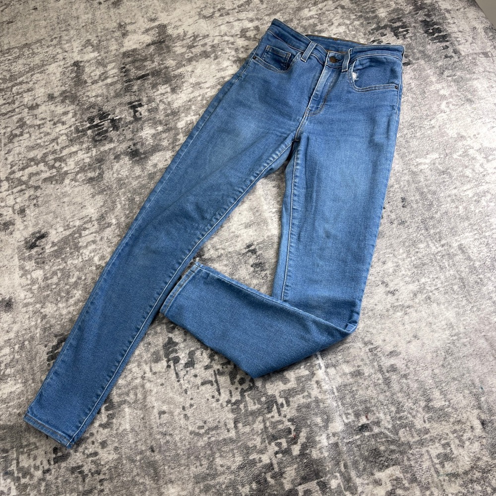 Levi Strauss Women's Small Blue Skinny Jeans High Rise Stretch Denim